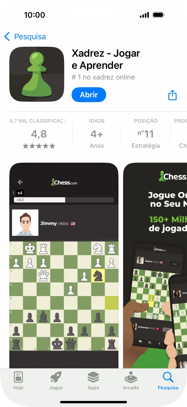 Para voltar ao ecrã inicial, deslize o dedo de baixo para cima a partir da base do ecrã.