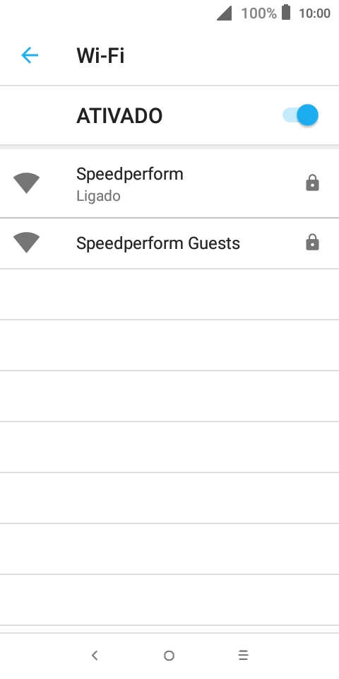 Prima a tecla de início para terminar e voltar ao ecrã inicial.