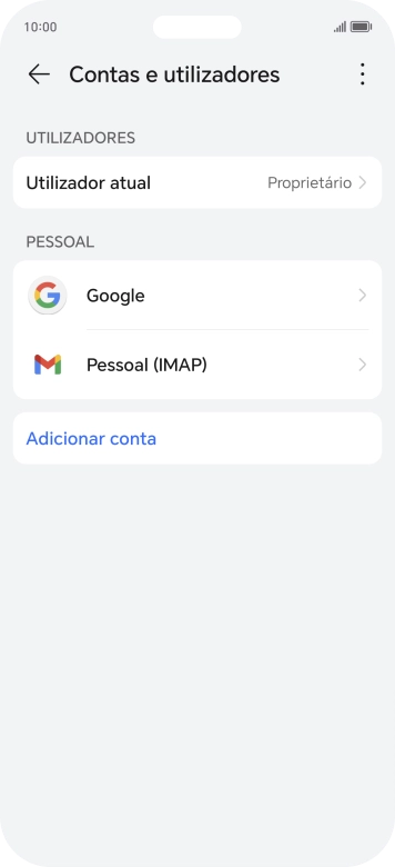 Para voltar ao ecrã inicial, deslize o dedo de baixo para cima a partir da base do ecrã.