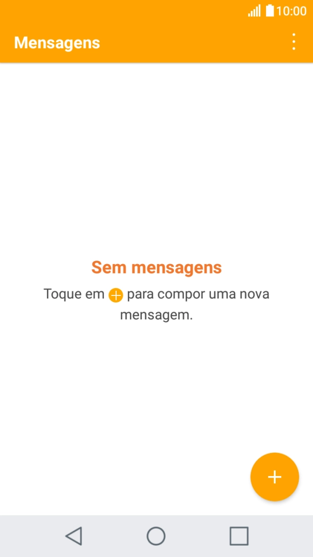 Prima o ícone de nova mensagem.