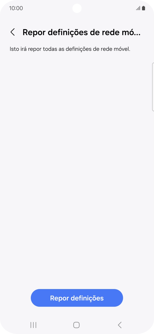 Prima Repor definições.