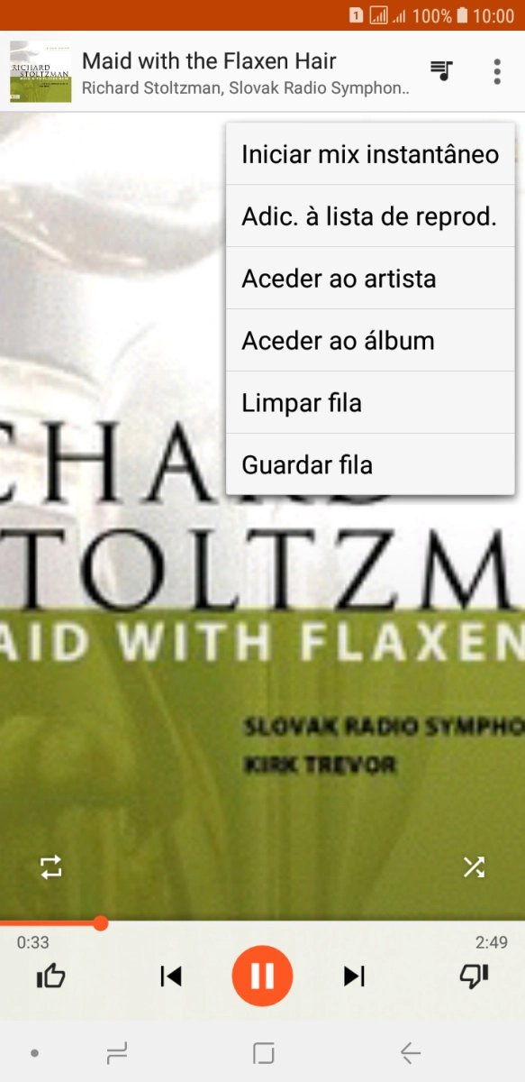 Prima Adic. à lista de reprod..