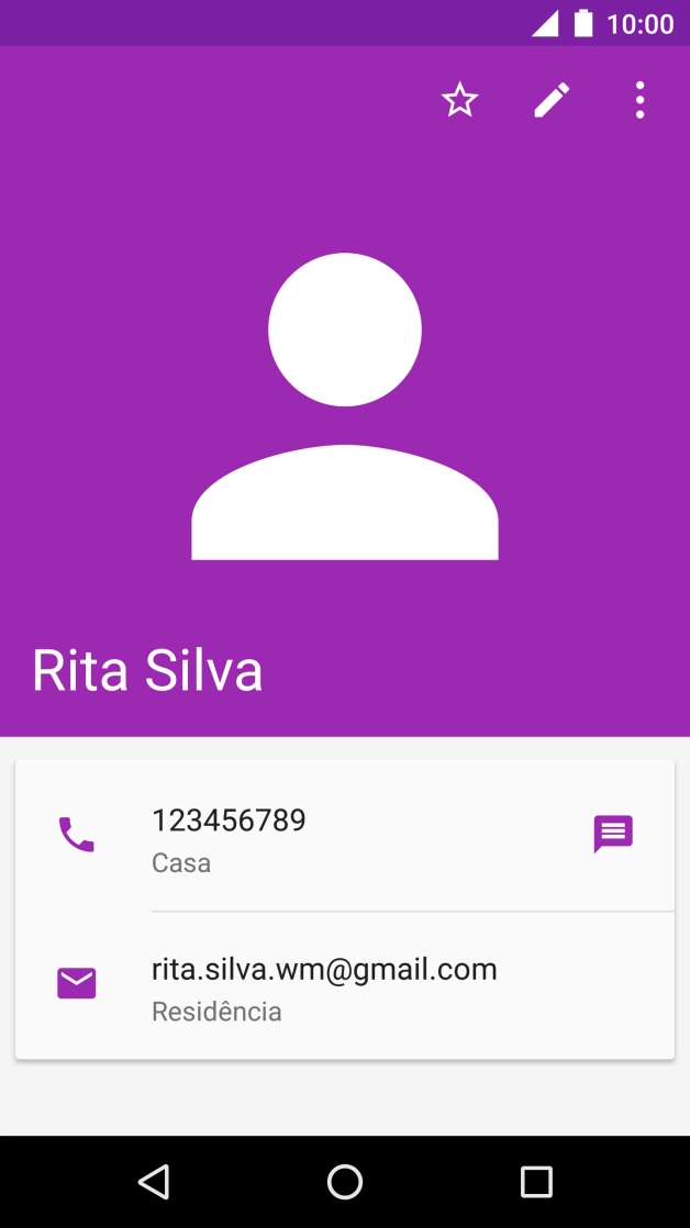 Prima o número pretendido.