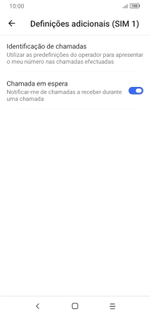 Prima Identificação de chamadas.