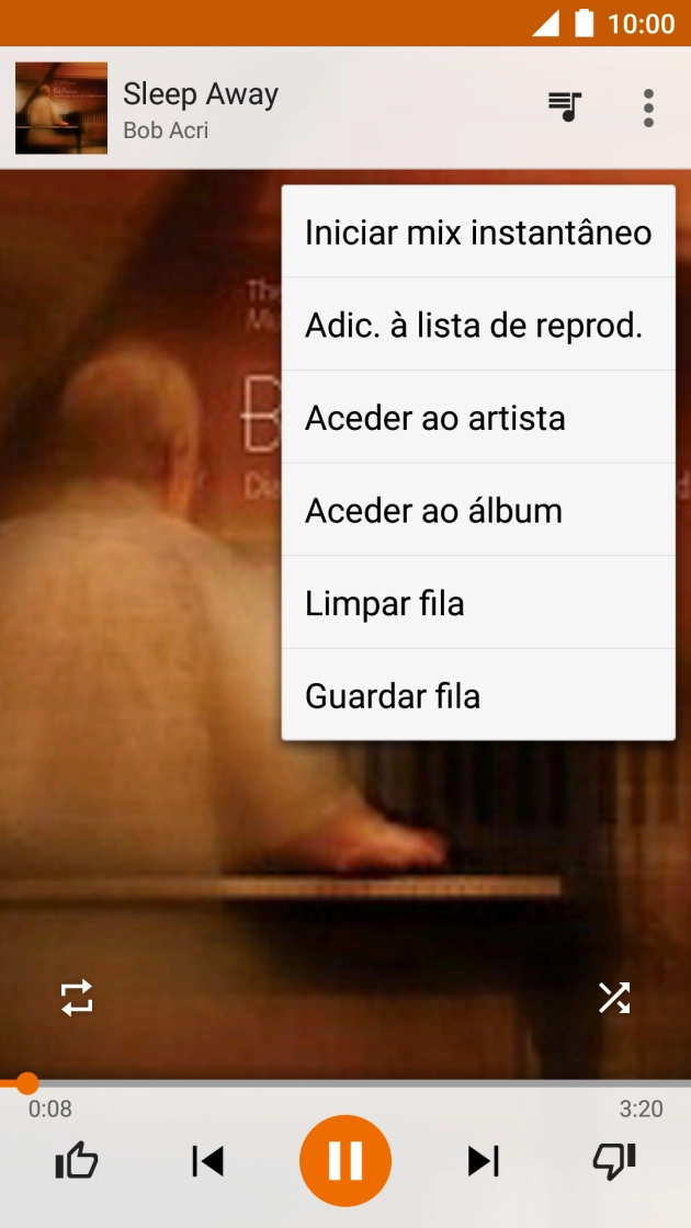 Prima Adicionar à lista de reprodução.