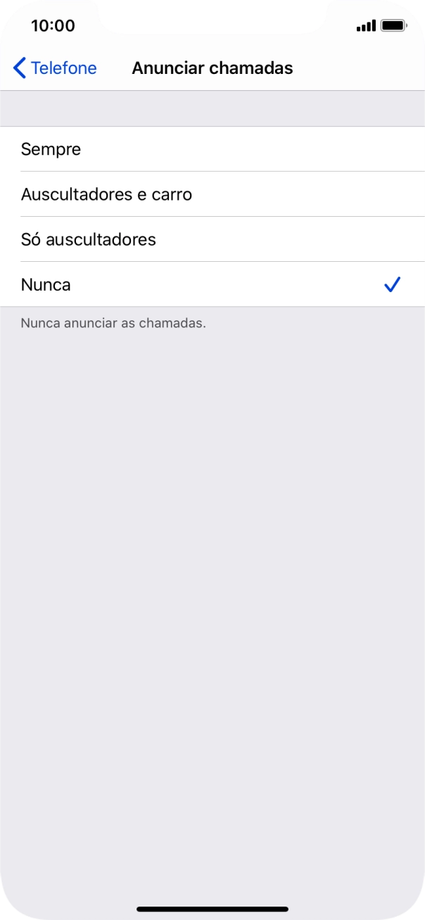 Prima Sempre para ativar a função sempre que o perfil silencioso está desativado.