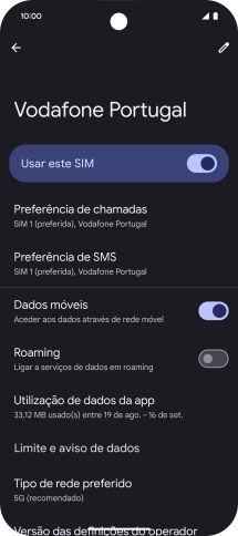 Para voltar ao ecrã inicial, deslize o dedo de baixo para cima a partir da base do ecrã.