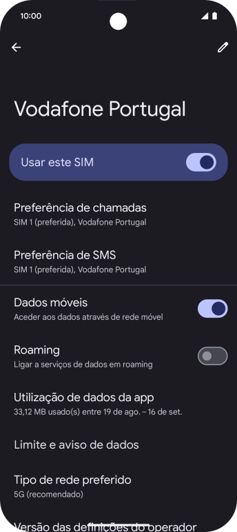 Para voltar ao ecrã inicial, deslize o dedo de baixo para cima a partir da base do ecrã.
