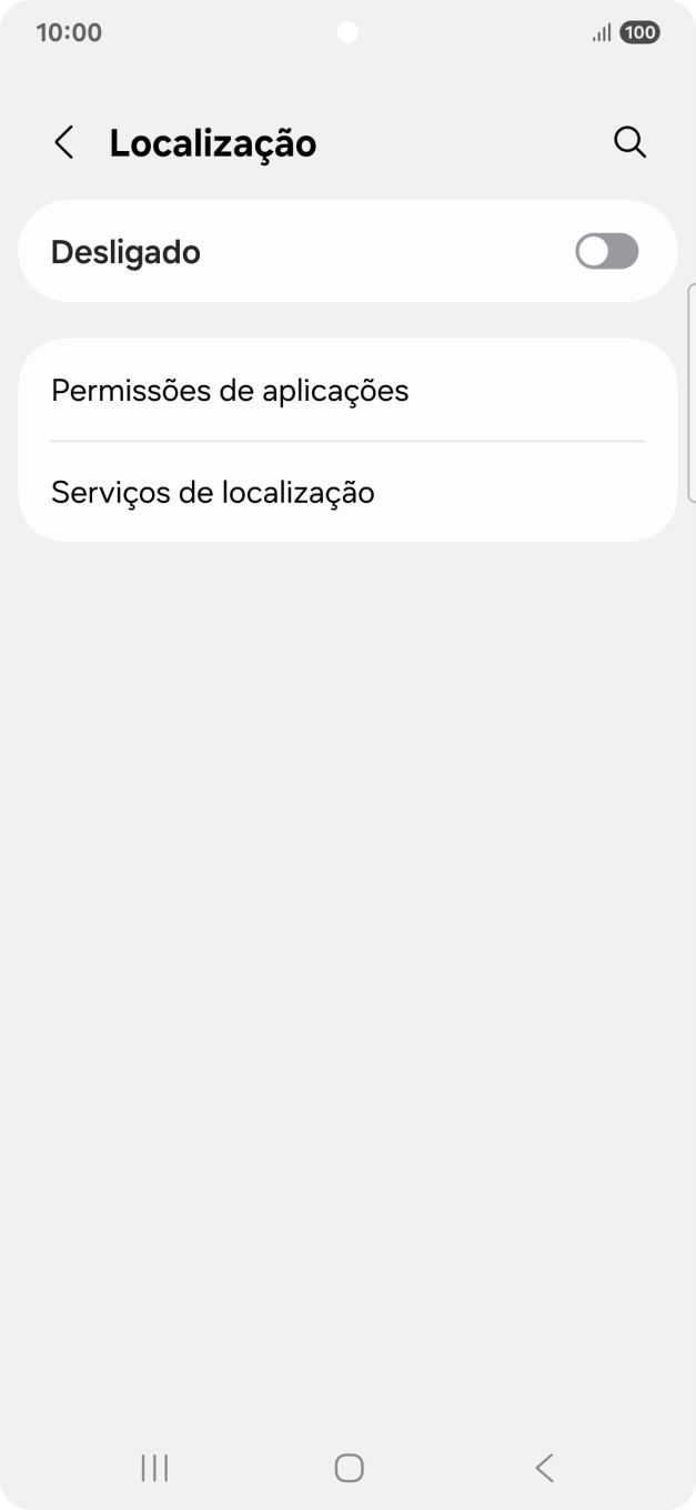 Prima o indicador para ativar ou desativar a função.