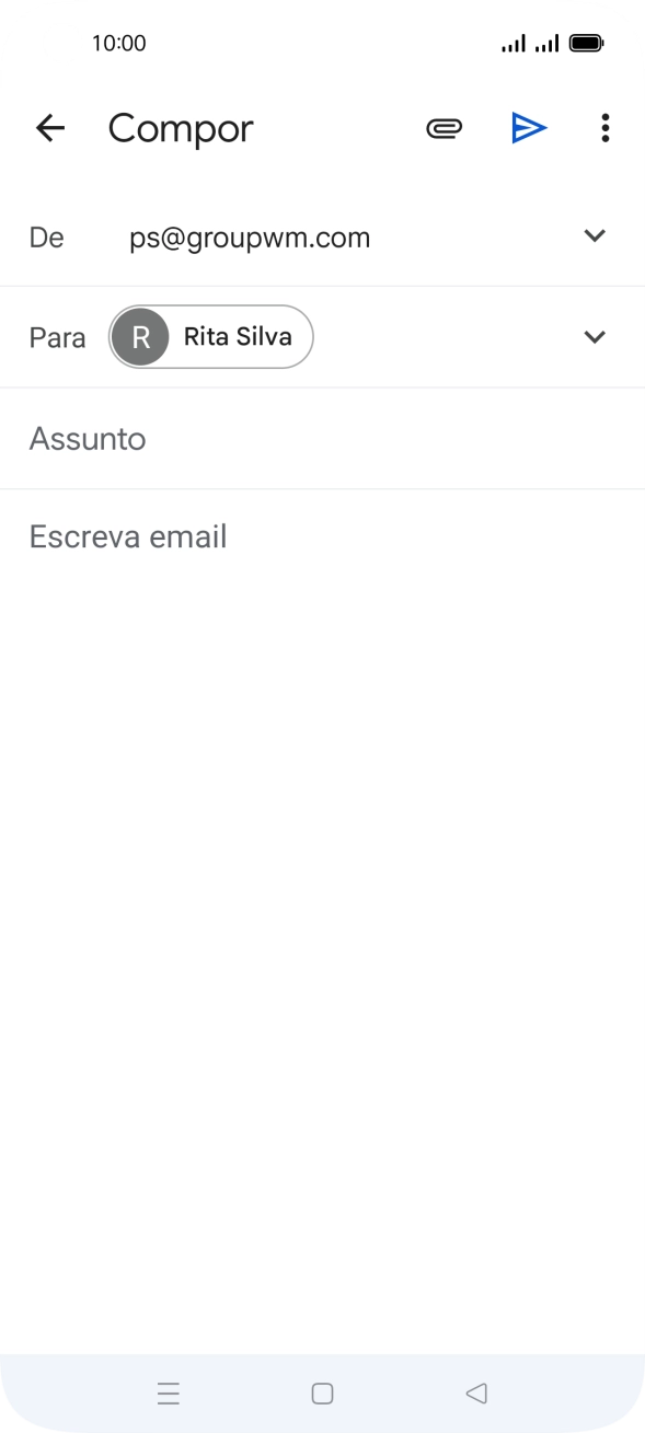 Prima Assunto e introduza o assunto pretendido.