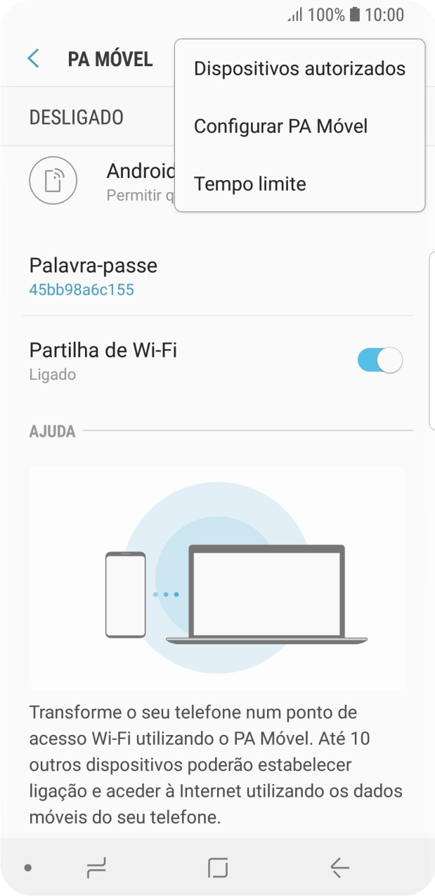 Prima Configurar PA Móvel.