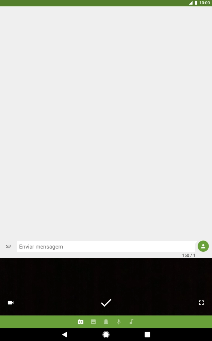 Prima o ícone de imagens.