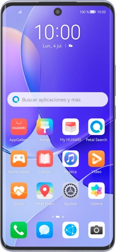 Imagen 1: Vista frontal del Huawei nova 9 - LightSkyBlue
