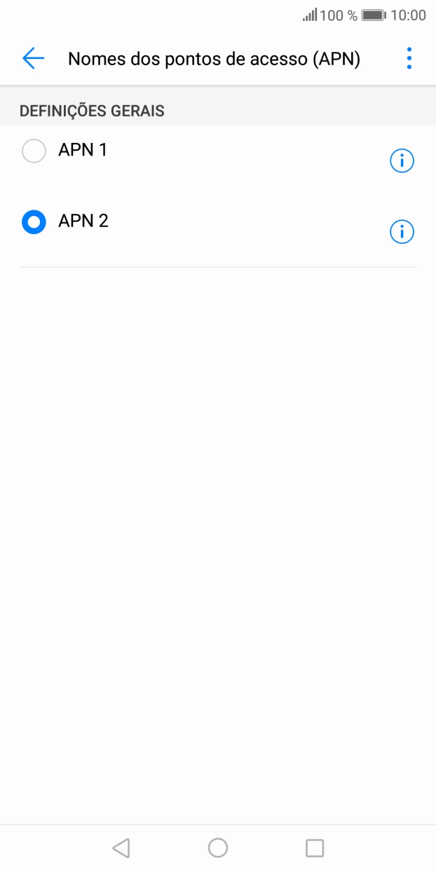 Prima a tecla de início para terminar e voltar ao ecrã inicial.
