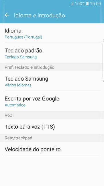 Prima Teclado Samsung.