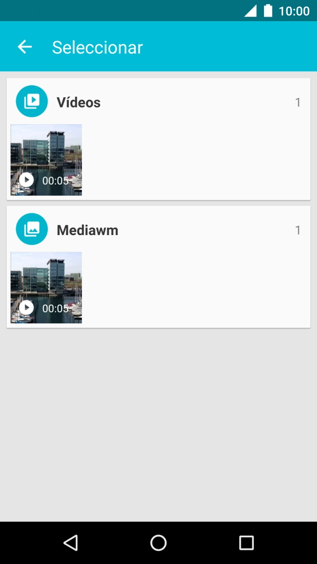Prima o clipe de vídeo pretendido.