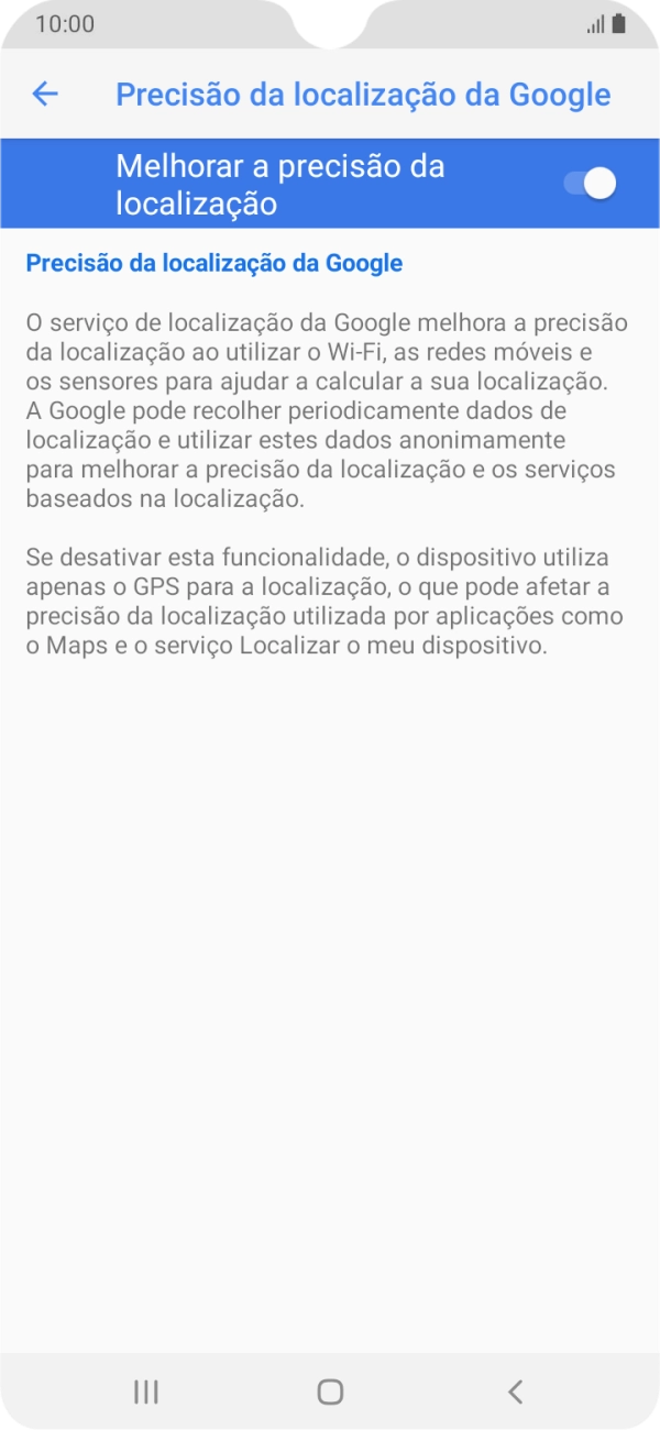 Se premir o indicador junto a 