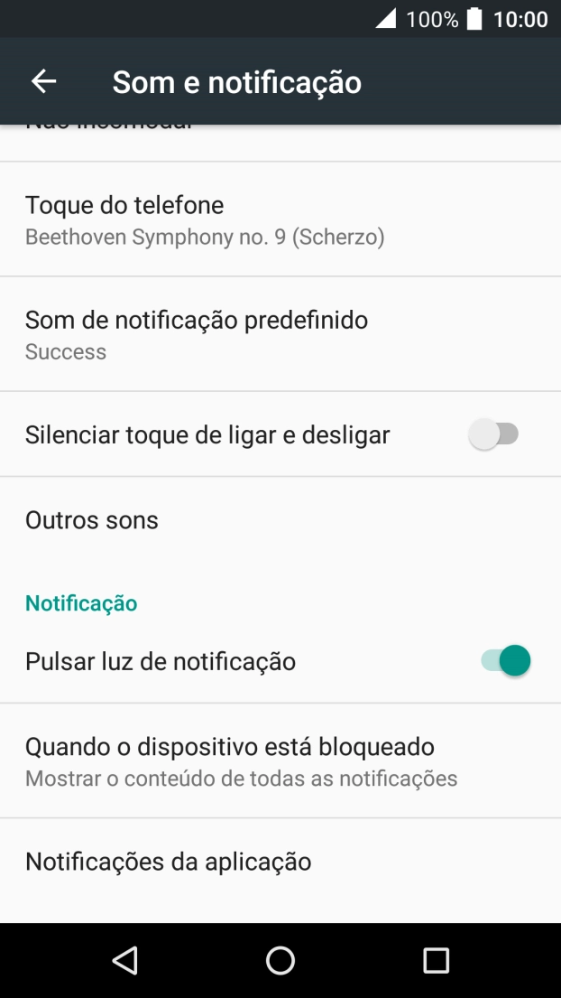 Prima a tecla de início para terminar e voltar ao ecrã inicial.