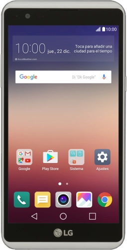 Imagen 1: Vista frontal del LG X power - Black