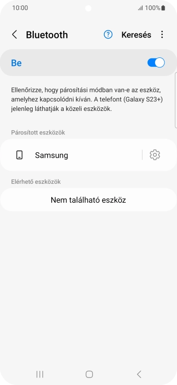 A befejezéshez, és ahhoz, hogy visszatérhess a főképernyőhöz, nyomd meg a főgombot.