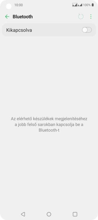 Kattints a csúszkára a funkció bekapcsolásához.