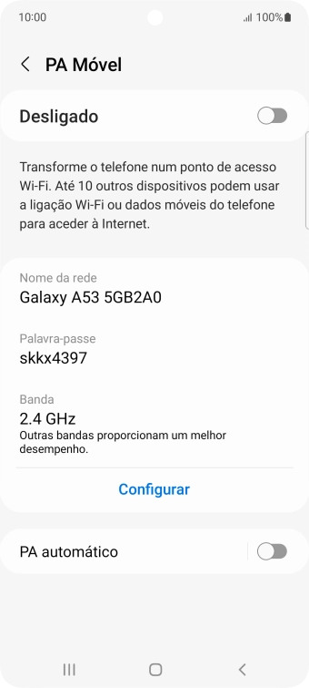Prima Configurar.