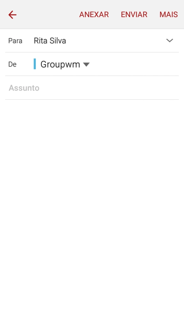 Prima Assunto e introduza o assunto pretendido.