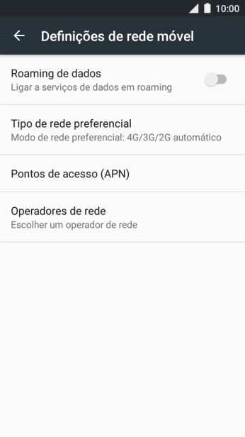 Prima Pontos de acesso (APN).