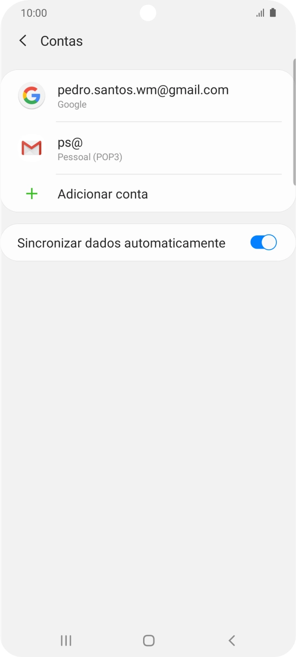 Prima a tecla de início para terminar e voltar ao ecrã inicial.