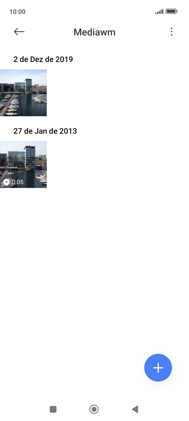 Prima durante um momento uma imagem ou um vídeo.