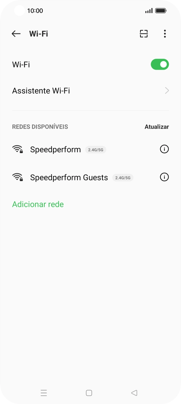Prima Assistente Wi-Fi.