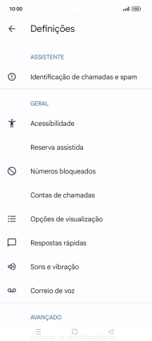 Prima Contas de chamadas.