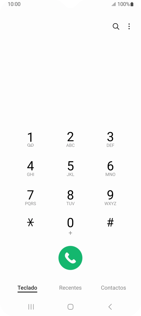 Prima o ícone de menu.