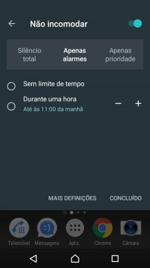 Se ativar a função, prima CONCLUÍDO.