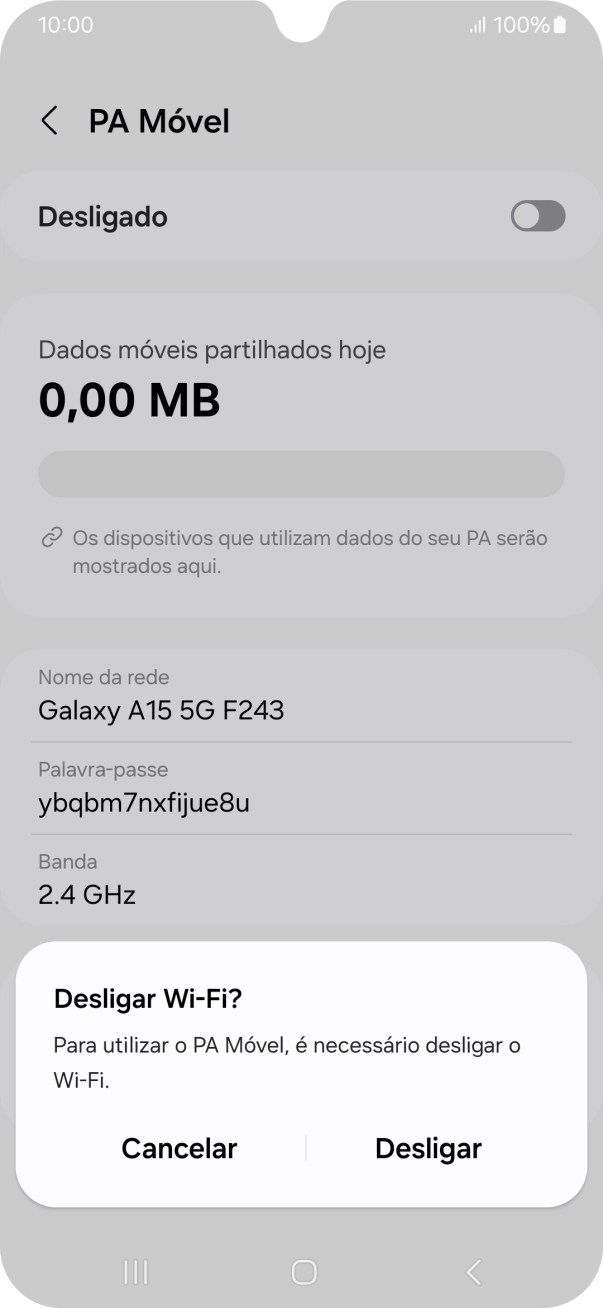Prima a tecla de início para terminar e voltar ao ecrã inicial.