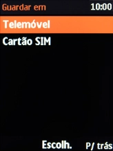 Escolha Telemóvel.