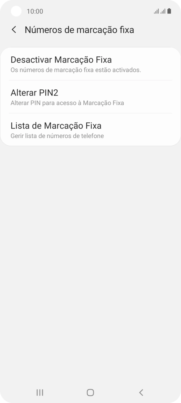 Prima Desactivar Marcação Fixa.