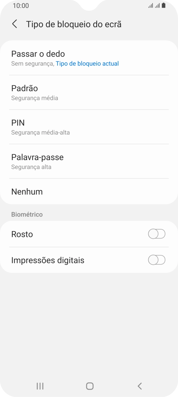 Prima Impressões digitais.