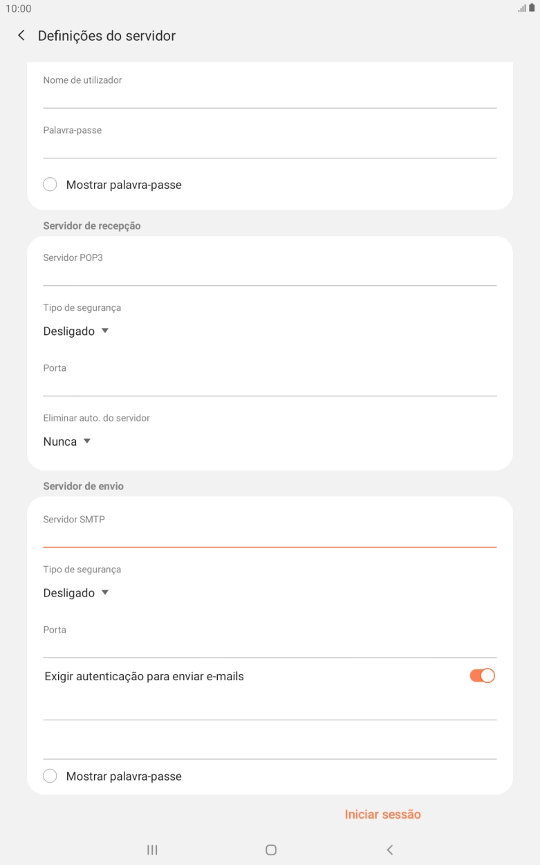 Prima a lista suspensa sob 