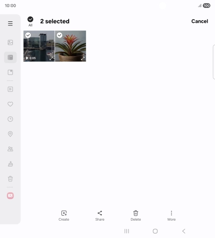 Press Share. Press Share.
