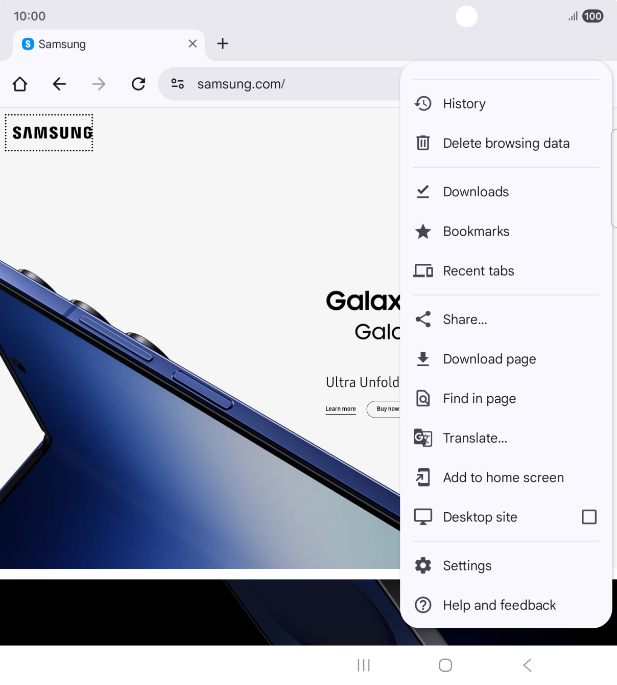 Dossier Samsung pour 1xBet APK — illustration Android 2