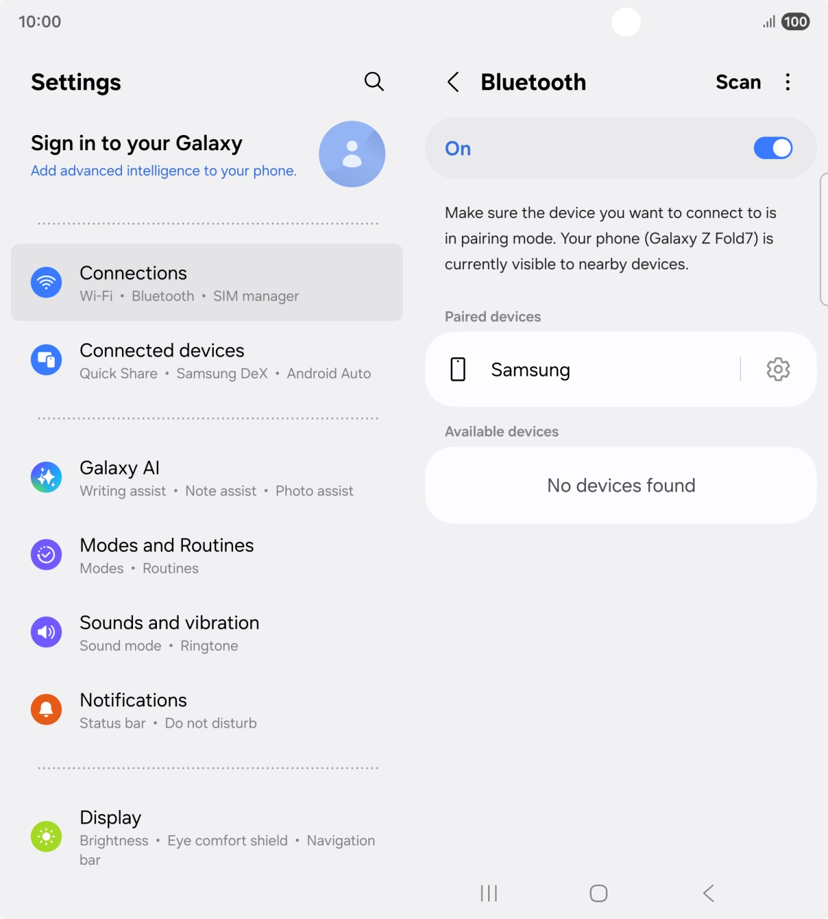 Press the Home key to return to the home screen.
