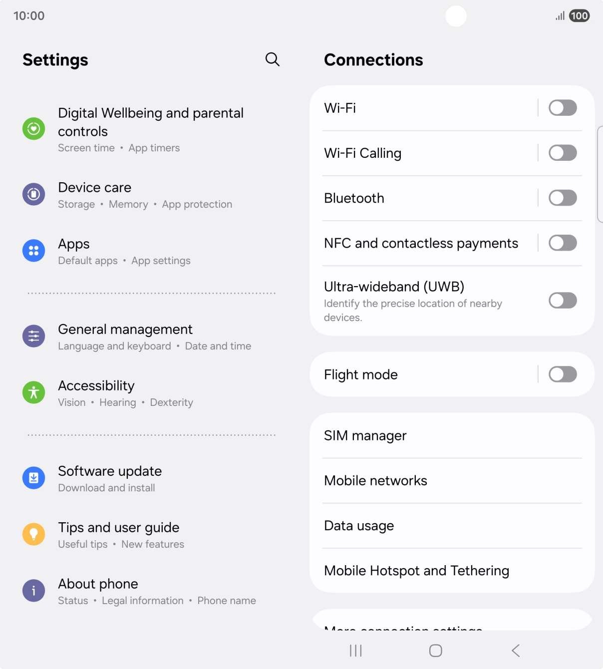 Press Accessibility.