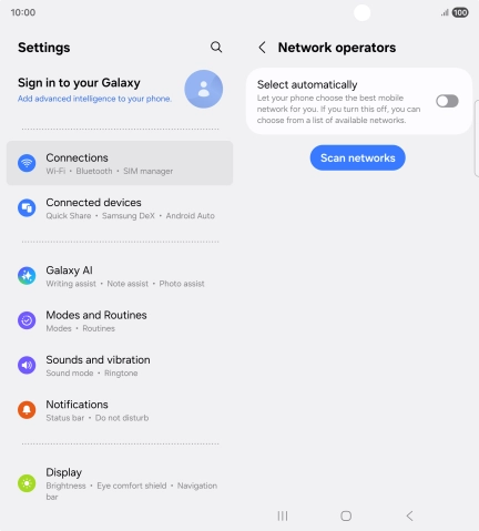 Press the indicator next to Press the indicator next to