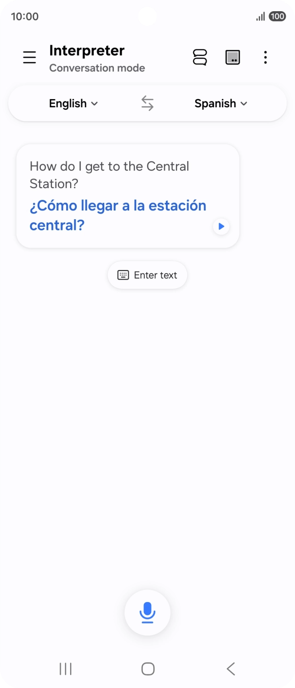 Follow the instructions on the screen to select the required language settings and use the function.