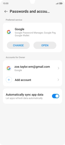 Slide your finger upwards starting from the bottom of the screen to return to the home screen.