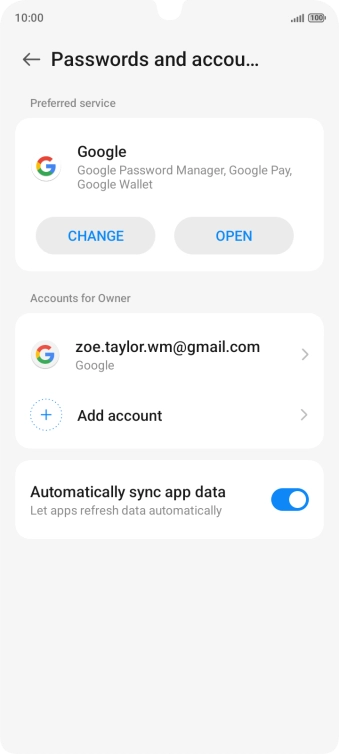 Slide your finger upwards starting from the bottom of the screen to return to the home screen.