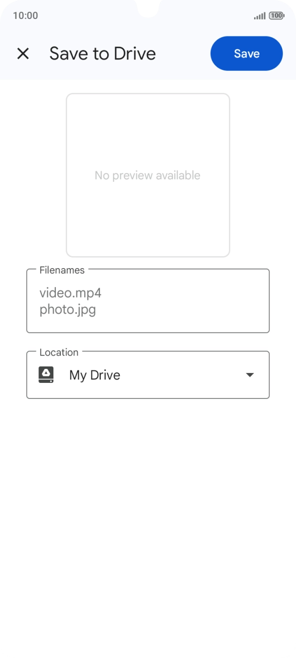 Press the field below 