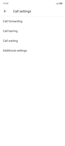 Press Additional settings.