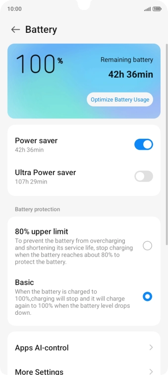 Slide your finger upwards starting from the bottom of the screen to return to the home screen.